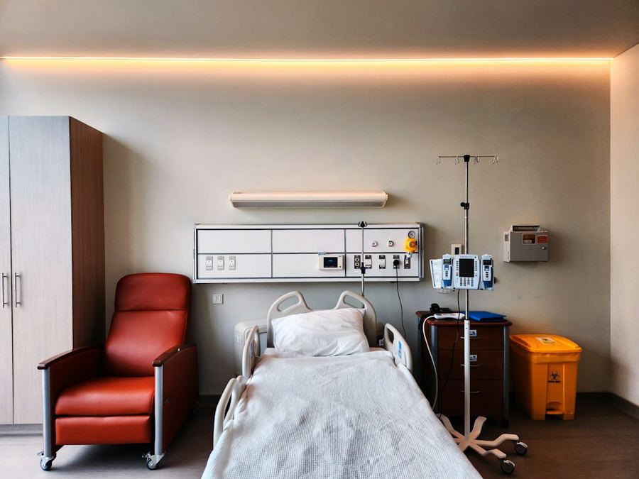 A hospital room