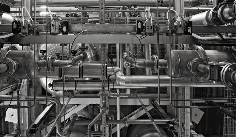 Process plant pipework