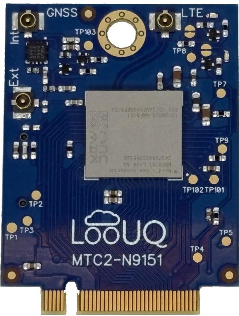LooUQ MTC.2 N9151 embedded modem based on Nordic nRF9151